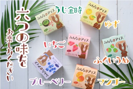 みんなのアイス6個セット（ 卵・牛乳・小麦等アレルギー特定原材料8品目不使用のアイス） 