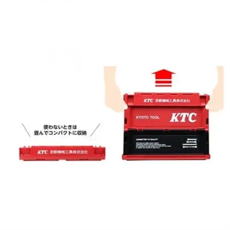 KTC 折りたたみコンテナ20L(レッド) [YG-195]_雑貨   _【1140611】