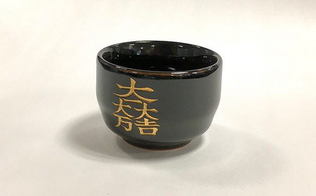 【ガラスアート関ケ原オリジナル】ぐい呑み西軍セット 木箱入り