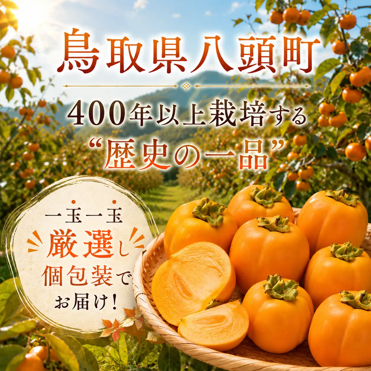 Y095 西条柿（個包装）
