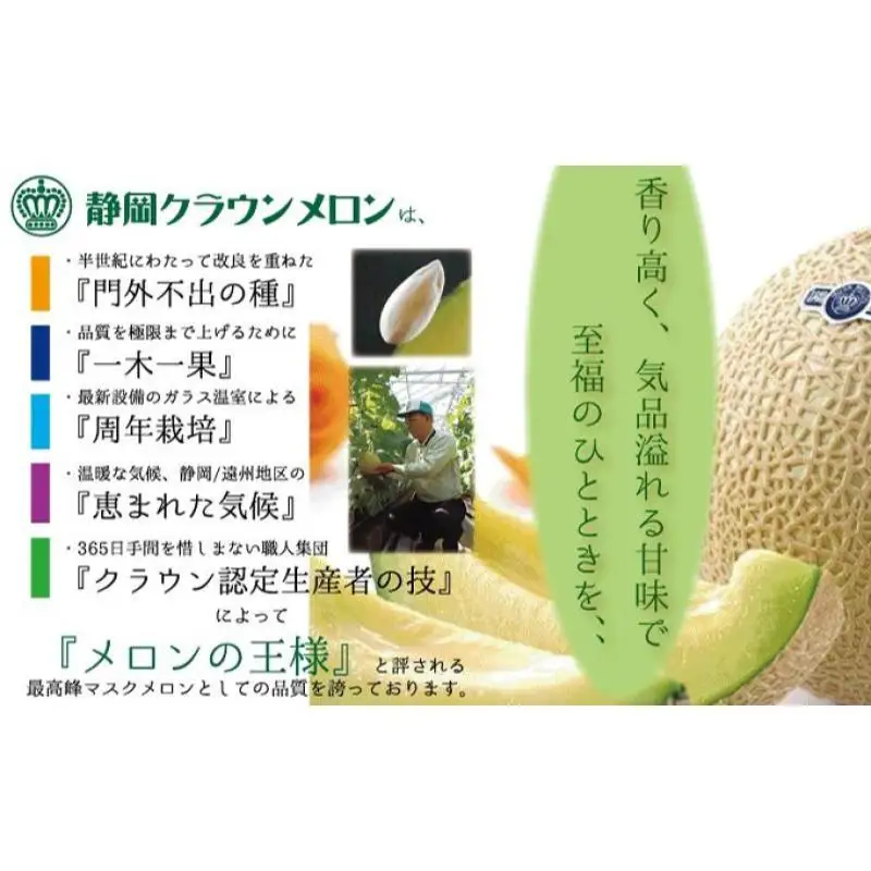 クラウンメロン 白等級 小玉 1玉 フルーツ 果物 メロン