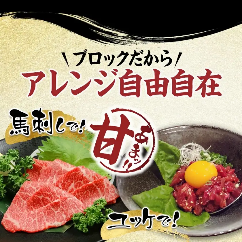 都城産馬刺しバラブロック100g〔AA-0102〕_(都城市) 都城桜肉 馬バラブロック肉 生姜 醤油付き 高タンパク 低カロリー 高ミネラル 低脂肪 真空パック 化粧箱でお届け ギフト・贈答用としても 馬バラ肉 南九州