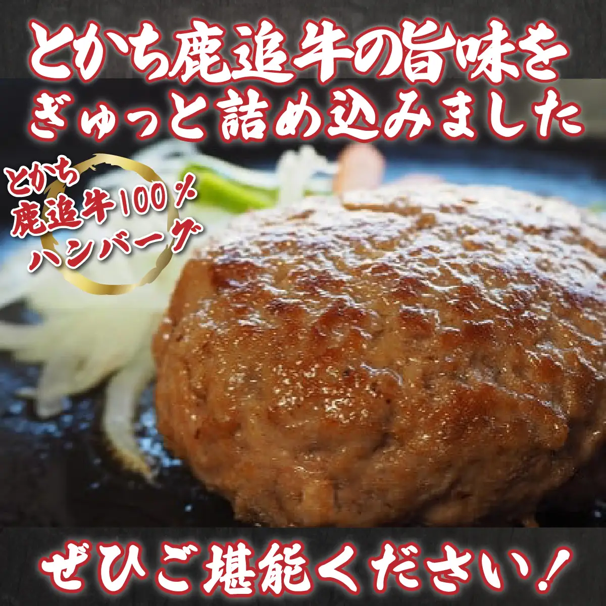 とかち鹿追牛ハンバーグセット 200g×6個 SKA007 【 人気  北海道 　送料無料 】