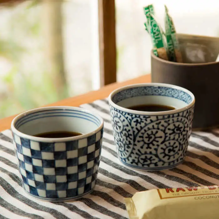 【波佐見焼】藍屋絵変り カップ そばちょこ 揃 食器 皿 【西海陶器】 1 31854 [OA180] 波佐見焼