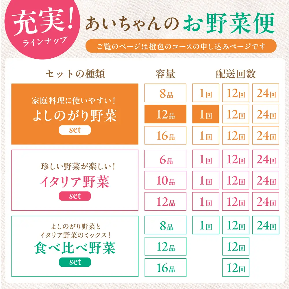 【12品】農薬に頼らない！カラダにやさしい「よしのがり野菜」セット（レギュラー）吉野ヶ里あいちゃん農園  [FAA005]