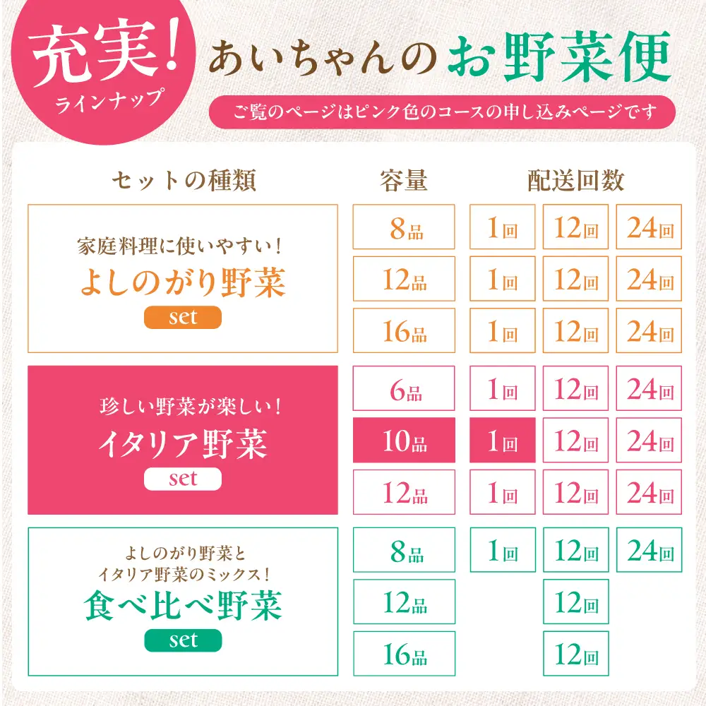 【10品】農薬に頼らない！カラダにやさしい「イタリア野菜」セット（レギュラー） あいちゃん農園 野菜 やさい[FAA017]