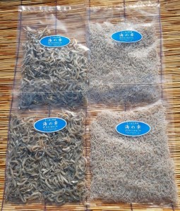 岡本水産加工のちりめん＆かちりじゃこセット（各種2袋）【R00022】