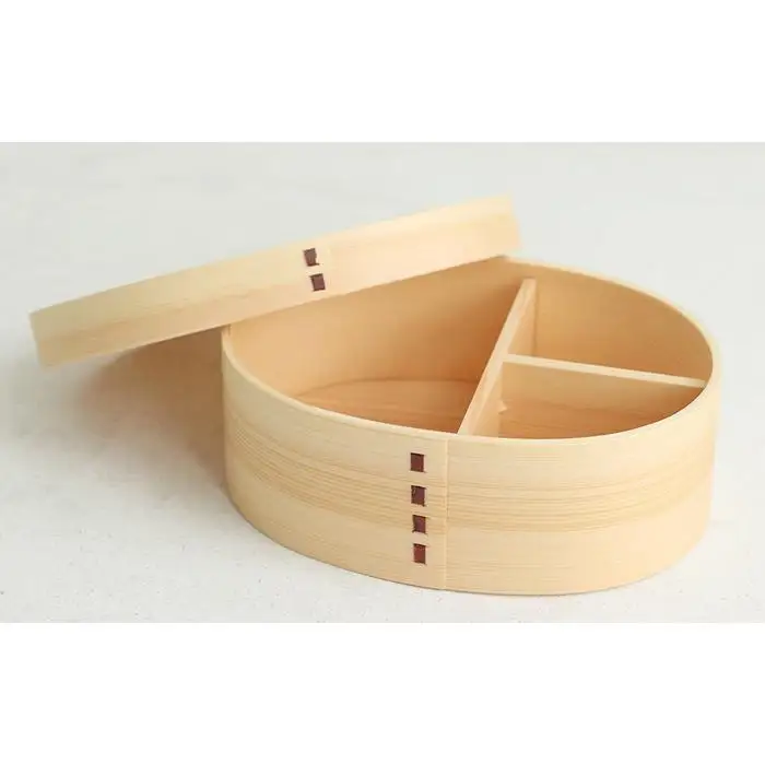紀州漆器 曲げわっぱ まげわっぱ 弁当箱 だるま 赤 ［YS107］