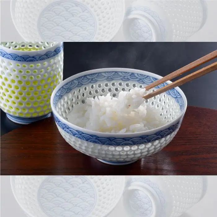 【波佐見焼】【記念日・贈り物にぜひ♪】水晶青海波 睦揃い 茶碗 湯呑 食器 皿 【丹心窯】 [AB01] 波佐見焼 食器