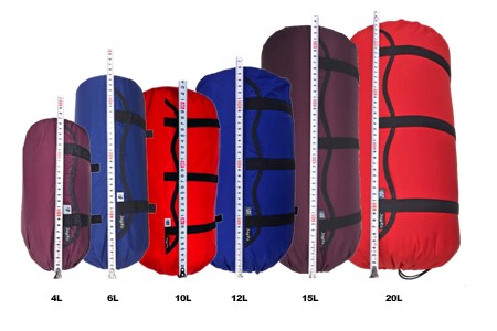 oxtos NEW透湿防水コンプレッションバッグ 4L【レッド】 【 コンプレッションバッグ 】