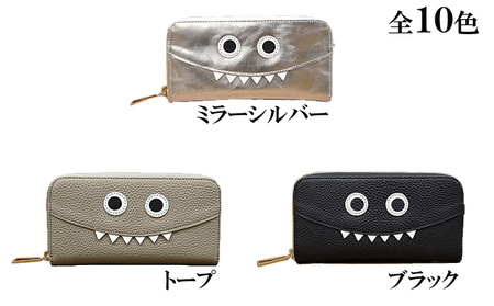 長財布モンスター長財布キャラクター財布長財布 シャンパンゴールド