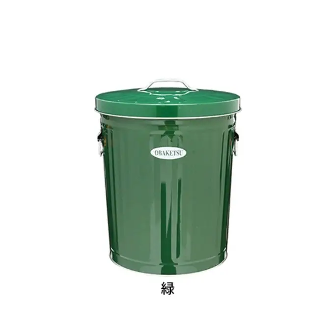 ゴミ箱オバケツダストボックス渡辺金属工業蓋付きゴミ箱【33L】 黒