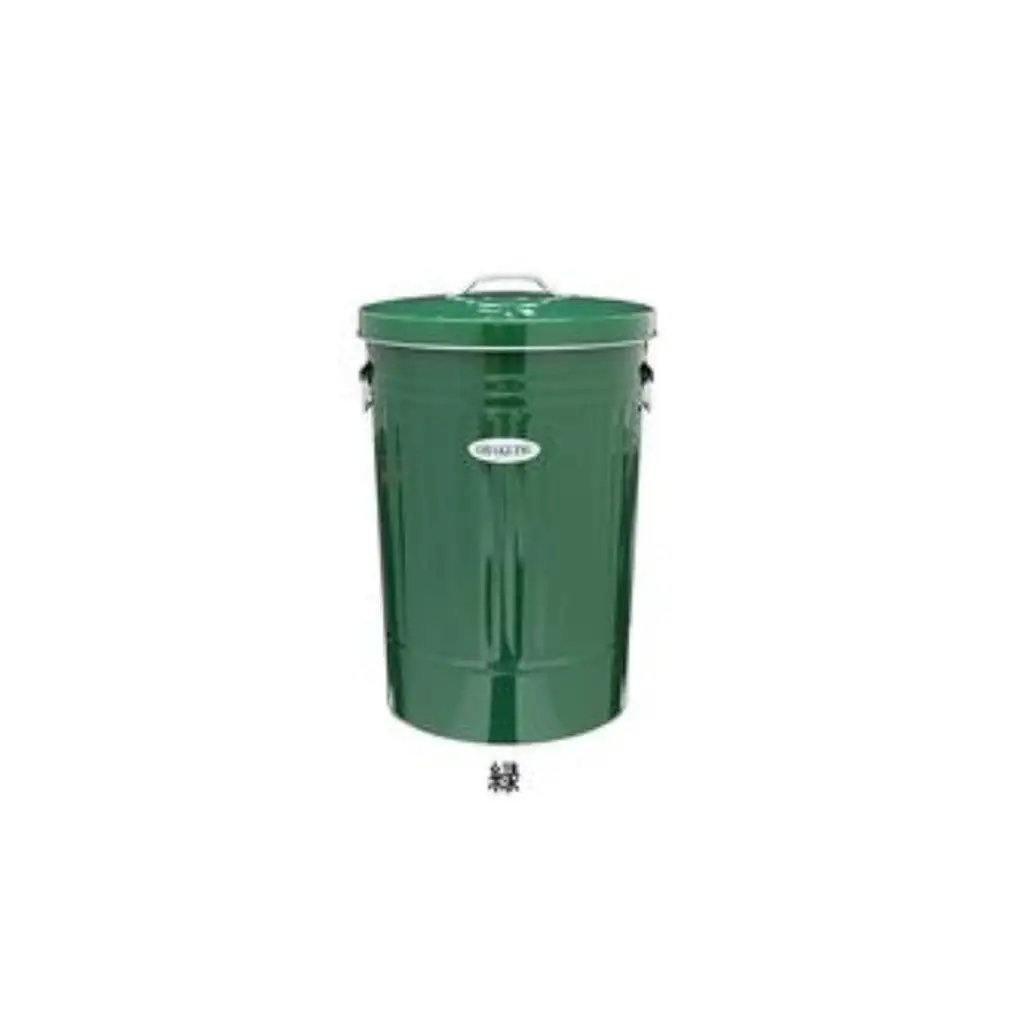 ゴミ箱オバケツダストボックス渡辺金属工業蓋付きゴミ箱【42L】 ブラウン