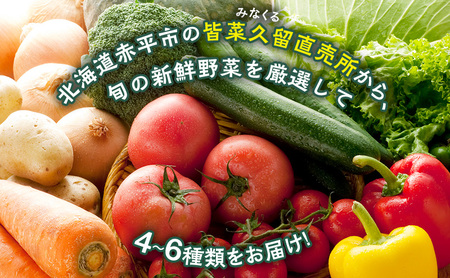 野菜詰合せ 皆菜久留直売所旬の野菜産地直送 野菜詰合せ【4〜6種類】