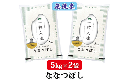 北海道産ななつぼし 無洗米 10kg 2025年産米 ななつぼし