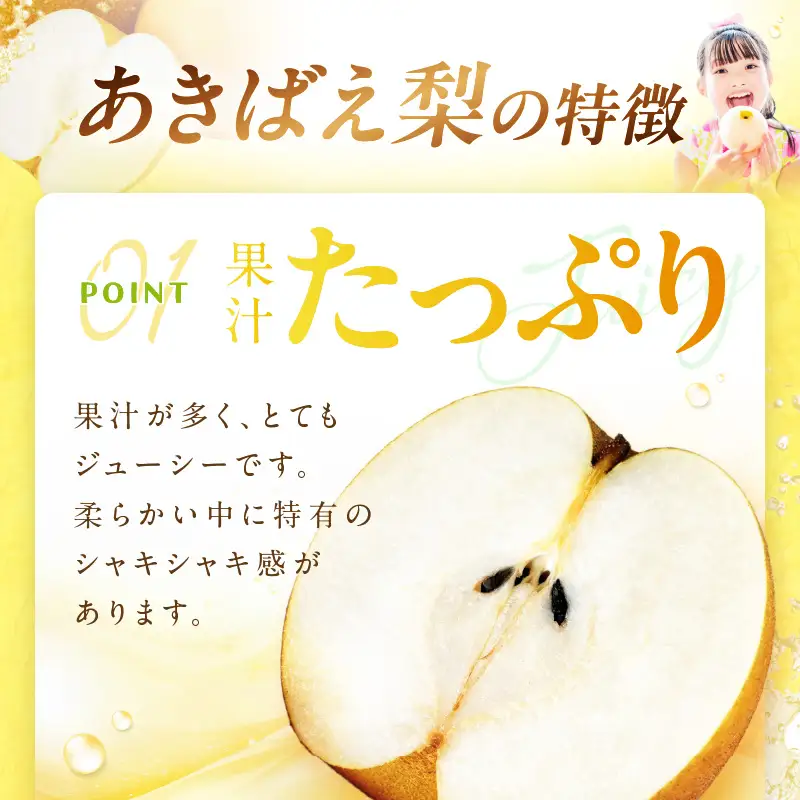 梨／あきばえ	あきばえ梨 5kg（2026年8月中旬～発送）