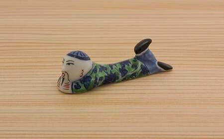 源右衛門窯 染錦絵変り マンダリン箸置 食器 はしおき 箸置き マンダリン 絵変り 有田焼 箸置き 高額 伝統工芸 箸置きギフト 有田焼箸置き ad075