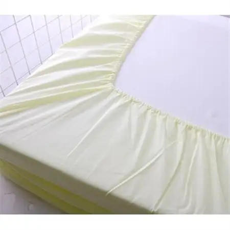 フィットシーツ　シングルサイズ(淡ベージュ) 105×210cm【1142881】