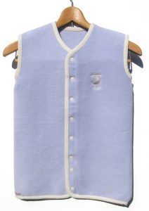 綿毛布スリーパー (Mサイズ) 2way仕様で暖か ラベンダー×ホワイト 毛布の町 (泉大津産) sleeper-s [2443]