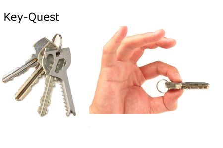 1台6役 鍵型マルチツール【Key-Quest】