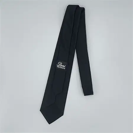 Denimusashi　シルクデニムタイ(ブラックマット)_装飾品・工芸品 ネクタイ・ベルト 服飾小物 _【1143621】