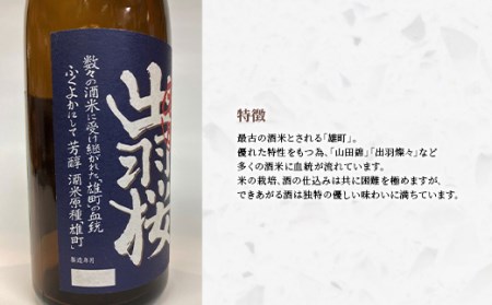 やまがたのお酒を楽しむ出羽桜「雄町・純米吟醸」と「出羽の里・純米酒」 F2Y-4498