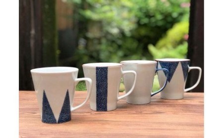 【伊万里焼】縁起物 濃タコ唐草 マグカップ 1個 056-H622