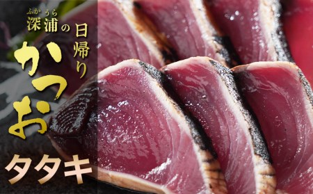 深浦の日帰りカツオ　タタキ・刺身食べくらべセット　計４Ｐ