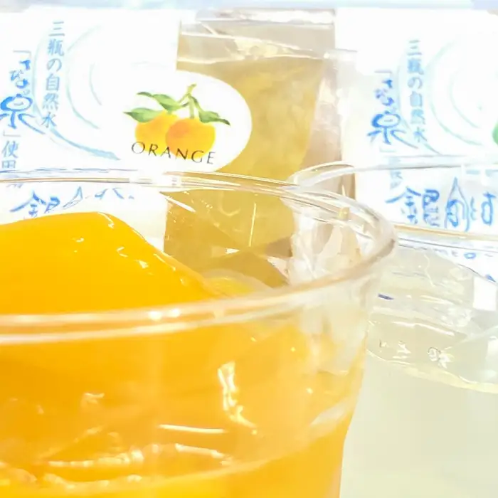三瓶山自然水「さひめの泉」使用　SORAゼリー（8個入り）