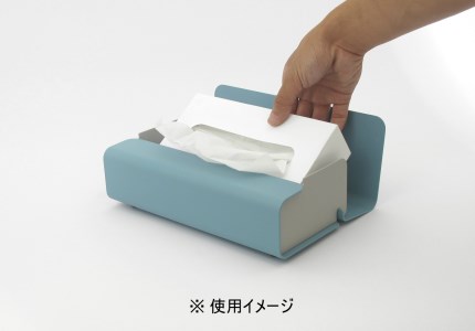 B190　ｐａｏｌ（グリーン）＜ティッシュBOXケース＞