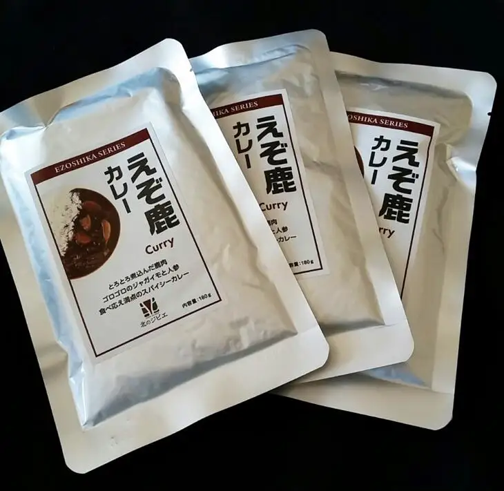 レトルト鹿カレー【180g×6袋】_I018-0502