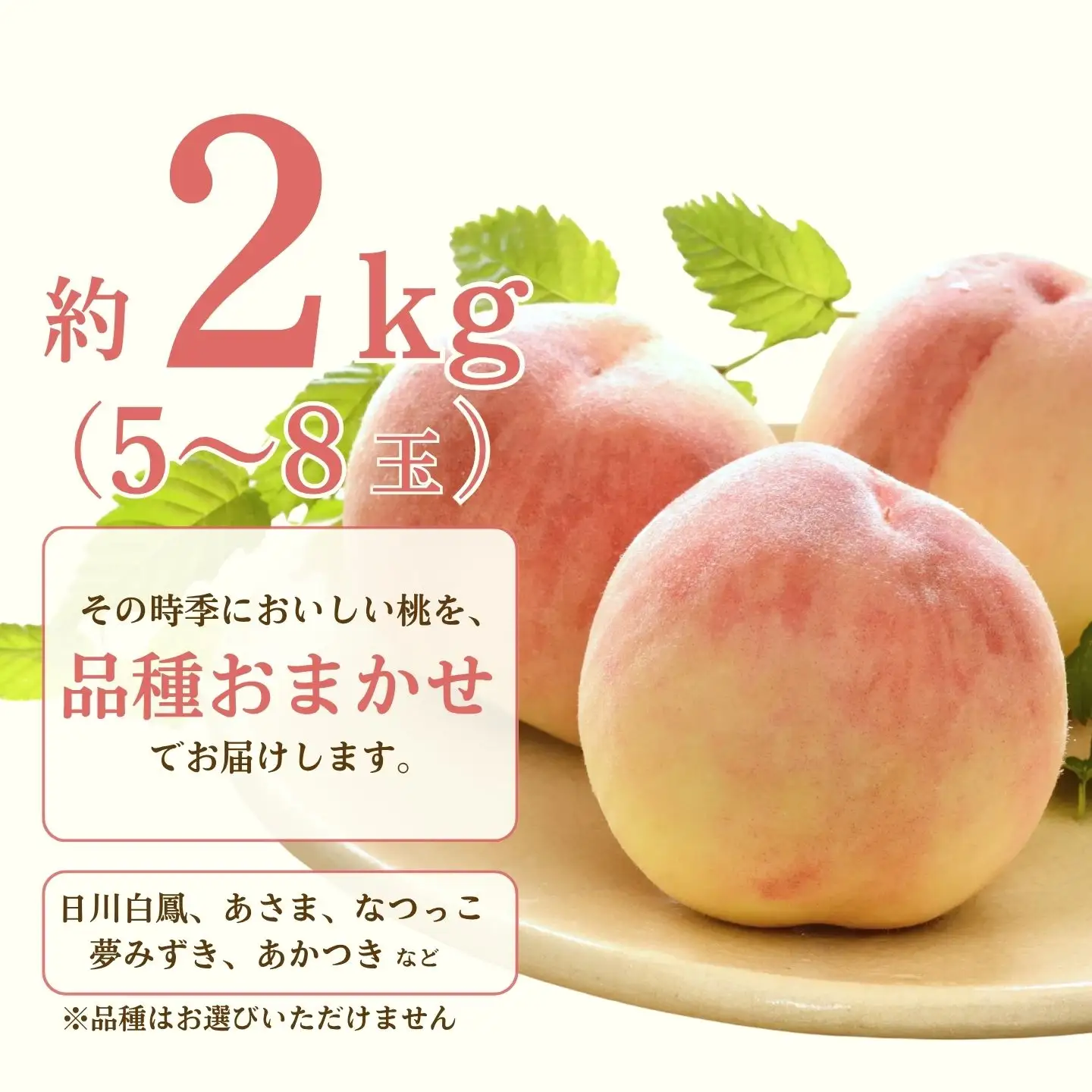 【2027年発送】山梨の桃 約2kg 桃