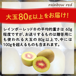 キウイフルーツ レインボーレッド® 2kg 大玉 高糖度 20～25玉 ビタミンC 無農薬 数量限定 期間限定 富士市 [sf001-087]