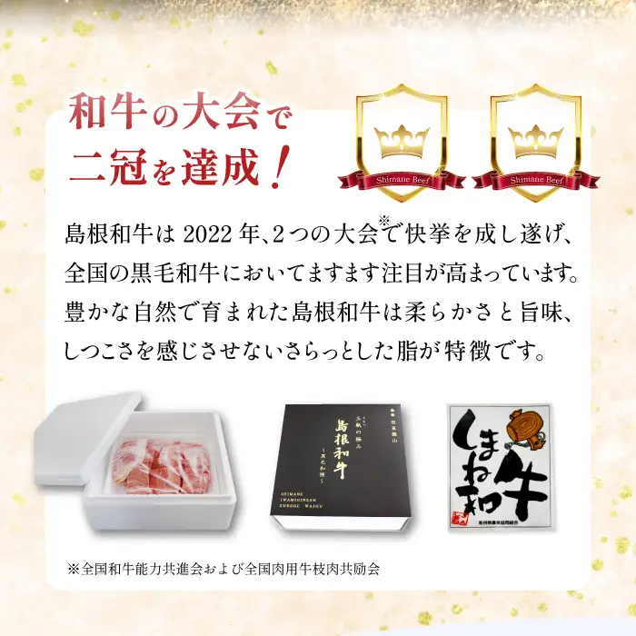 三瓶の極み 島根和牛A5 焼肉用500g