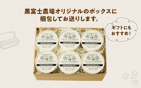 有機JAS認証【奇跡の有機ジャージーアイスクリーム】6個セット  有機JAS オーガニック B-65