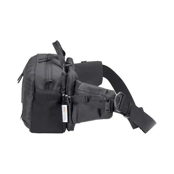 豊岡鞄 CIE WEATHER BODYBAG with MARKET BAG（071954）ブラック / 木和田正昭商店 撥水 ウエストポーチ ボディバッグ ウエストバッグ メンズ レディース スマートフォン 財布 A5手帳収納 エコバッグ付属