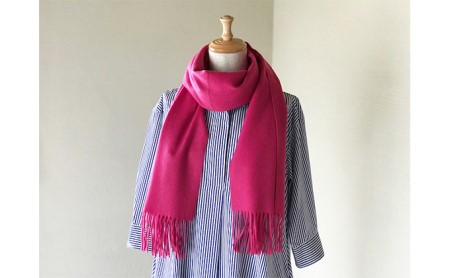 カシミヤ100％ストール幅50cm　(ピンク) RF236-NT