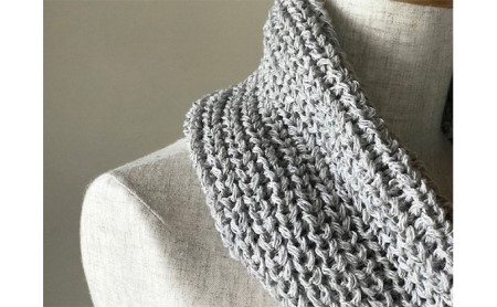和紙糸混のふんわり軽いスヌード RF177-NT