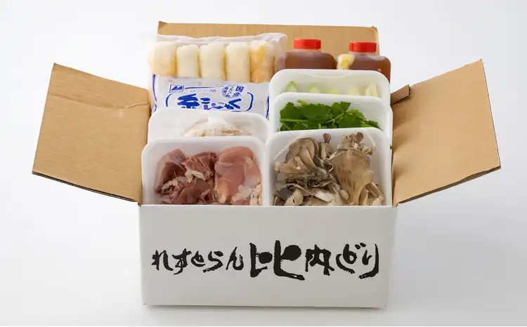 比内地鶏きりたんぽ鍋セット（２人前）　100P1525【れすとらん比内どり（ 比内物産開発）】