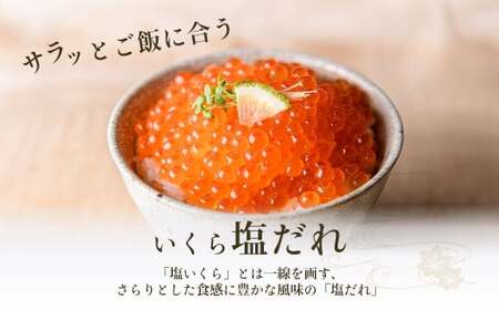 自家製 塩だれ いくら 80g × 2本 セット 小分け 塩いくら ごはんに合う 函館朝市 鮭卵 魚介 海鮮 イクラ丼 海鮮丼 冷凍配送 お取り寄せ お取り寄せグルメ 北海道 函館市 送料無料_HD032-058
