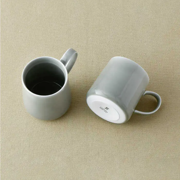 【波佐見焼】マグカップ 2個セット （グレー） コーヒーカップ スープカップ スープマグ 食器 皿 【光春窯】 [XD18] 波佐見焼