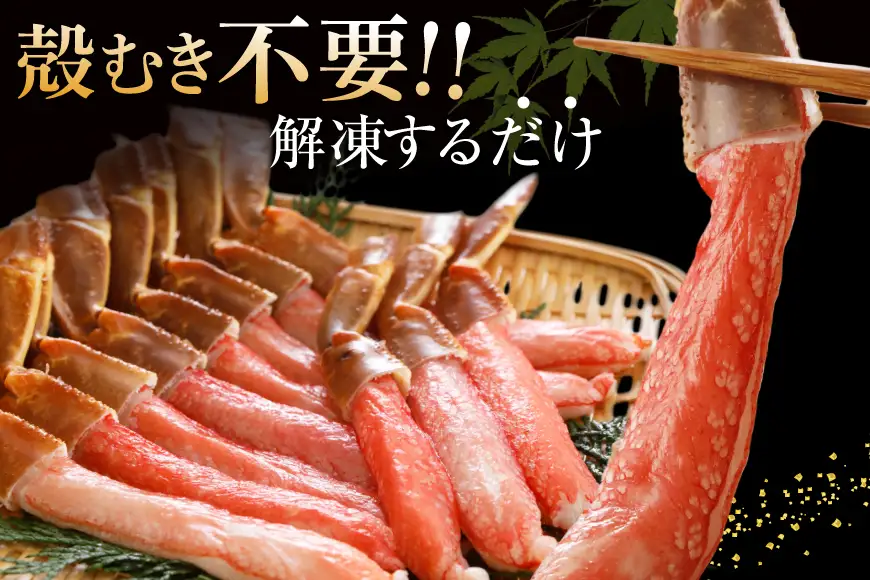 生本ずわいがに 約500g カニ 蟹 かに 