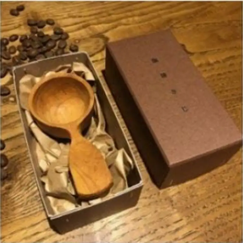 手彫りの珈琲さじ(木材：職人おまかせ)【GOOD WOOD WORKS】_HA0044
