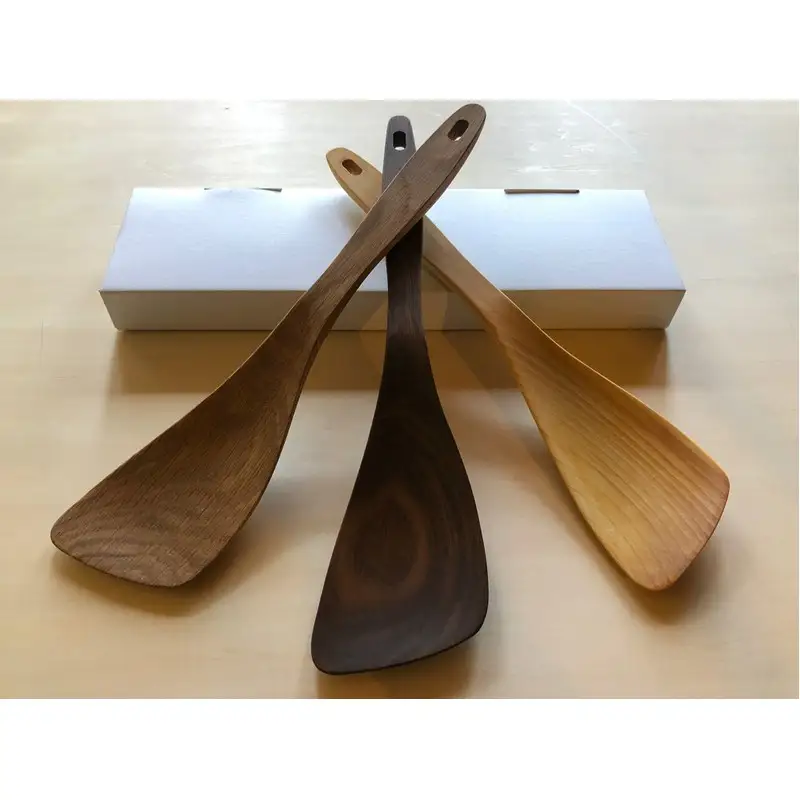 木べら「炒める・すくう・取り分ける」(材料：職人おまかせ) 【GOOD WOOD WORKS】_HA0432