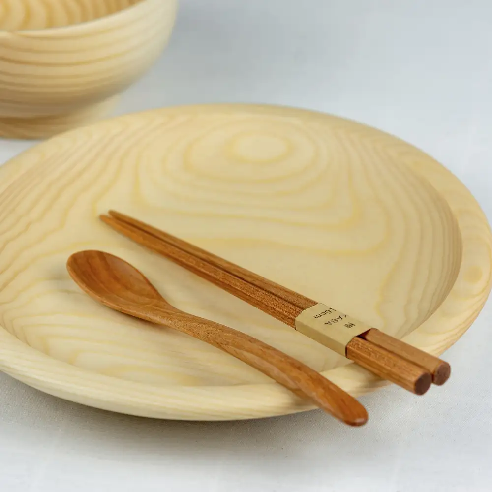 オケクラフトのすくすくセット（身長別椀96、身長別椀104、パン皿、離乳食スプーン、箸各1点 計5点） OTA026