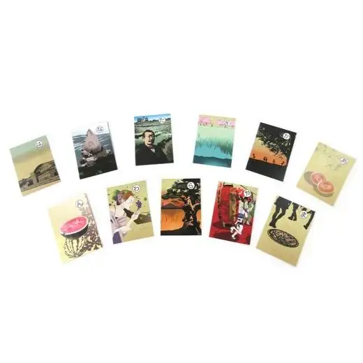 牛久郷土 かるた プレミアム版　( 絵札 ・読み札46枚,解説文)