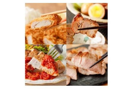 宮崎県産豚肉部位別食べ比べ定期便「5ヶ月コース」 【 宮崎県産 川南町産 肉 豚肉 定期便 ブロック 小間切れ バラ ロース ヒレ 肩ロース 送料無料 】