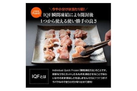 【定期便】宮崎県産 鶏肉 もも肉 切身 2.5kg(250g×10袋) 6ヶ月定期便