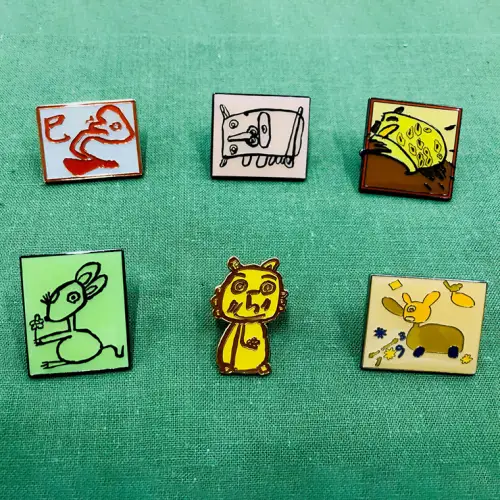 あじさいオリジナルピンバッチセット ピン バッジ セット オリジナル アクセサリー 飾り ふるさと納税 12000円 [AP004ya]
