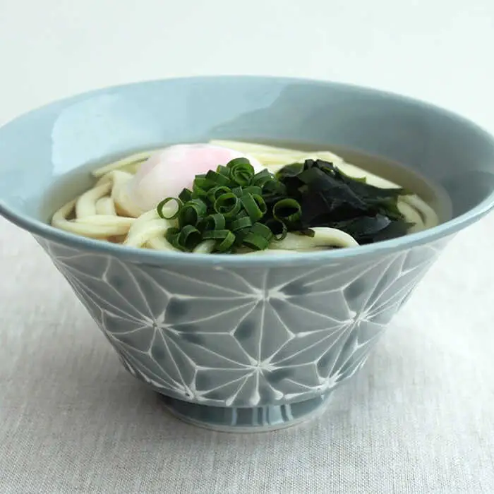 【波佐見焼】ホワイトライン麻 どんぶり グレー 食器 皿 【翔芳窯】 [FE03] 波佐見焼 食器